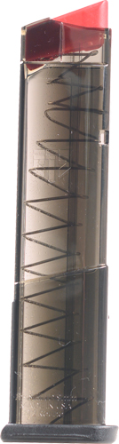 ETS MAGAZINE S&W SHIELD 9MM - 12RD EXTENDED CARBON SMOKE