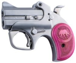 BOND ARMS MAMA BEAR 357 MAG - 2.5"BBL. FS SS PINK BEAR GRIP