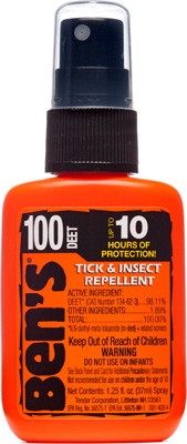 ARB BEN'S 100 INSECT REPELLENT - 100% DEET 1.25OZ PUMP (CARDED)