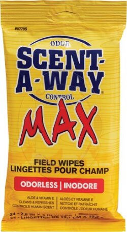 HS SCENT ELIMINATION FIELD - WIPES SCENT-A-WAY MAX 24PK