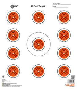 ALLEN EZ AIM 11 SPOT TARGET - 13-PK 12"X12"