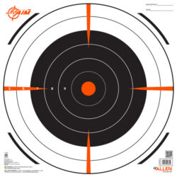 ALLEN EZ AIM BULLSEYE TARGET - 12-PK 12"X12"