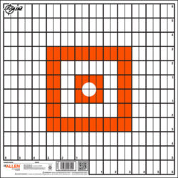 ALLEN EZ AIM PAPER GRID TARGET - 12-PK 12"X12"