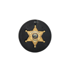 3 Circle Recessed Badge Holder with Clip