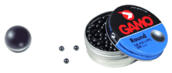 GAMO 177 LEAD ROUNDBALL BB'S - 8.2 GRAINS 250PK TIN