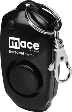 MACE PERSONAL ALARM W/KEY - CHAIN BLACK