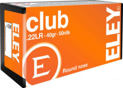 ELEY CLUB 22LR 40GR RN - 50RD 100BX/CS