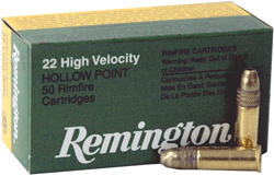 REMINGTON 22LR 36GR LEAD-HP - HIGH-VEL 50RD 100BX/CS