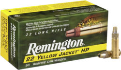 REMINGTON YELLOW JACKET 22LR - 33GR TC LEAD-HP 50RD 100BX/CS