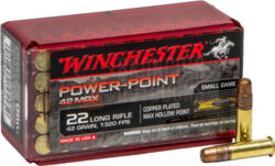 WINCHESTER POWER POINT MAX - 22LR 42GR 50RD 40BX/CS