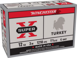 WINCHESTER SUPER-X TURKEY 12GA - 3" 1-7/8OZ #4 10RD 10BX/CS