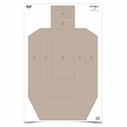 Eze-Scorer 23 x 35 IPSC Practice Target, 5 Targets