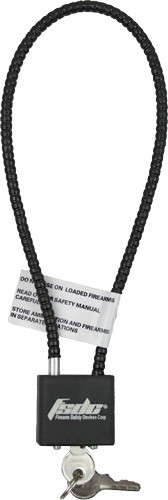 REGAL CABLE LOCK 15" COATED - 1-PK W/2 KEYS CA DOJ APPROVED