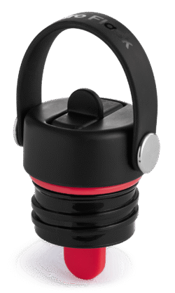 Standard Mouth Flex Straw Cap - Black