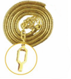 Whistle Chain w/ Epaulette Clasp