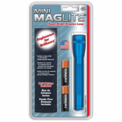 M2A Mini Mag 2 AA-Cell Incandescent Flashlight w/Holster