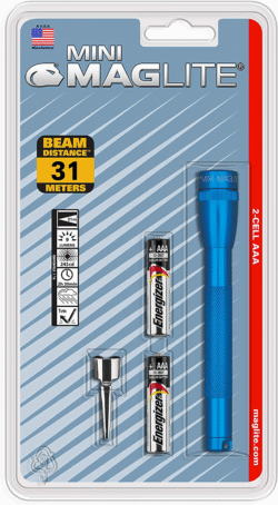Mini Maglite 2 AAA-Cell Flashlight w/ Pocket Clip