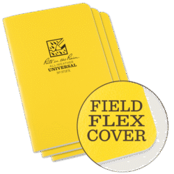 Field-Flex Universal Stapled Notebook 4.625 x 7 - 3 Pack