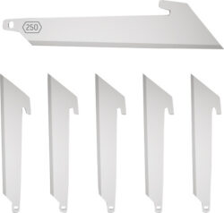 OUTDOOR EDGE 2.5" UTILITY - BLADE PACK 6 SS BLADES