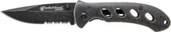 S&W OASIS SMALL LINER LOCK - KNIFE 2.6" STONEWASH BLADE