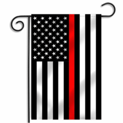Thin Red Line American Garden Flag