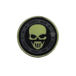Don't Run Ghost Night Glow Morale Patch (6 PACK)