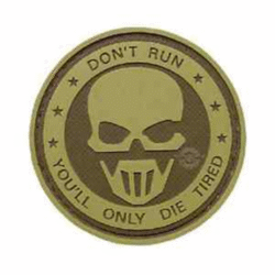 Don't Run - Ghost Morale Patch (6 PACK)