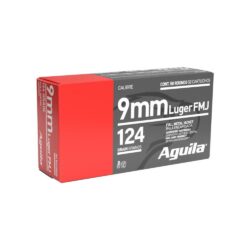 Aguila Handgun Ammunition 9mm Luger 124 gr FMJ 1115 fps 50/ct