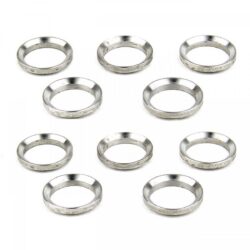 TacFire AR-10 Muzzle Brake Crush Stainless Steel Washers - 10/ct