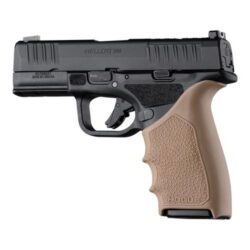Hogue HandAll Beaver Tail Handgun Grip Sleeve Springfield Armory Hellcat Pro FDE