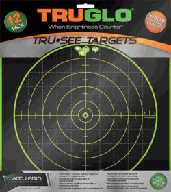 TRUGLO TRU-SEE Self Adhesive Targets - 100 Yard 12x12 Green 12 Pack