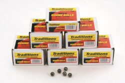 Traditions Muzzleloader Revolver Round Ball - Bulk Pack .44 cal 451" 140 gr 100/ct